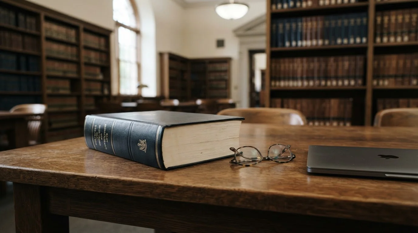 Printed Australian gambling statute document on a reading desk