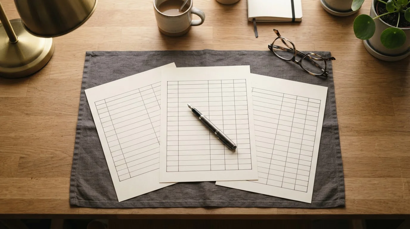Comparison notes on casino sites that accept Trustly spread across a desk