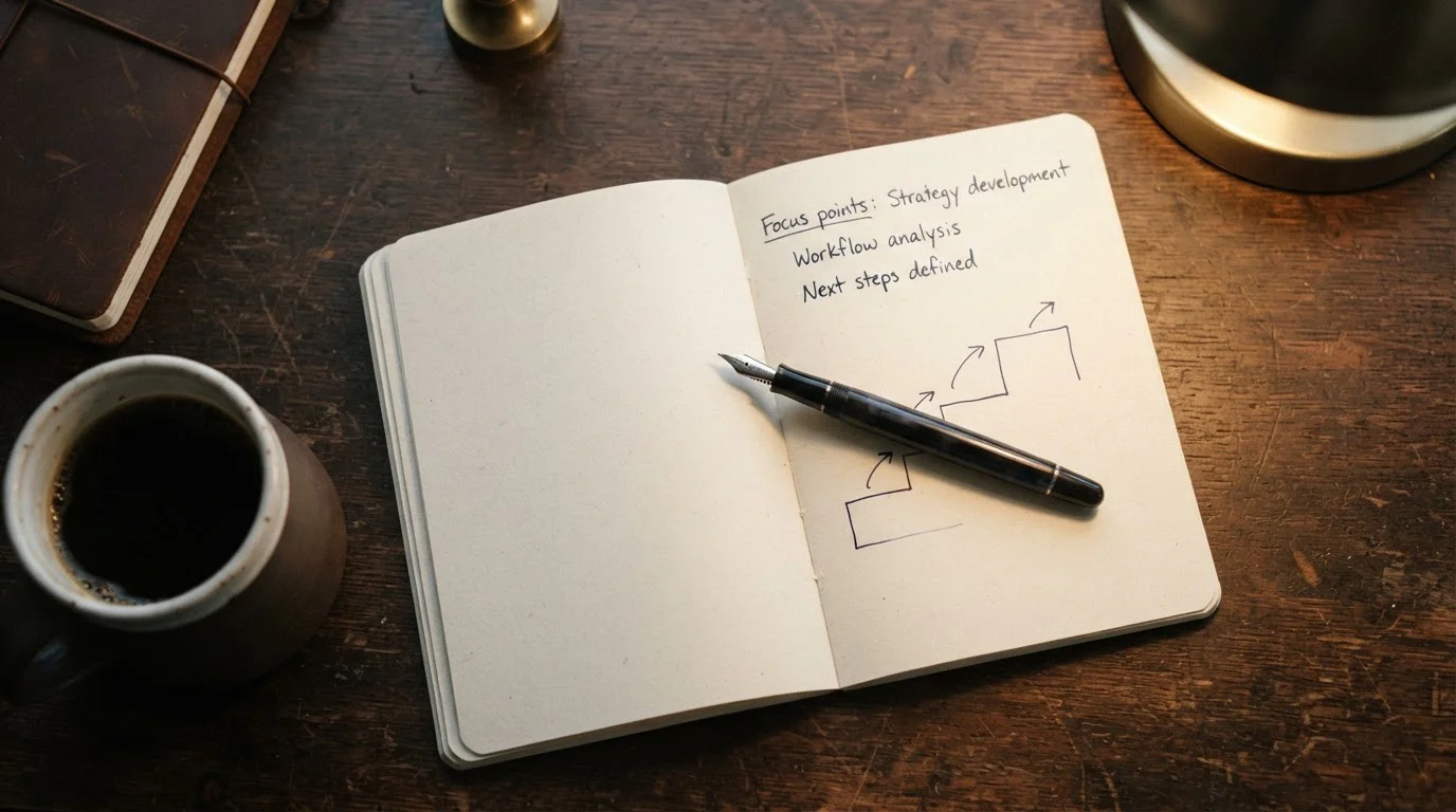 Notepad showing three separate deposit and withdrawal thresholds written out by hand