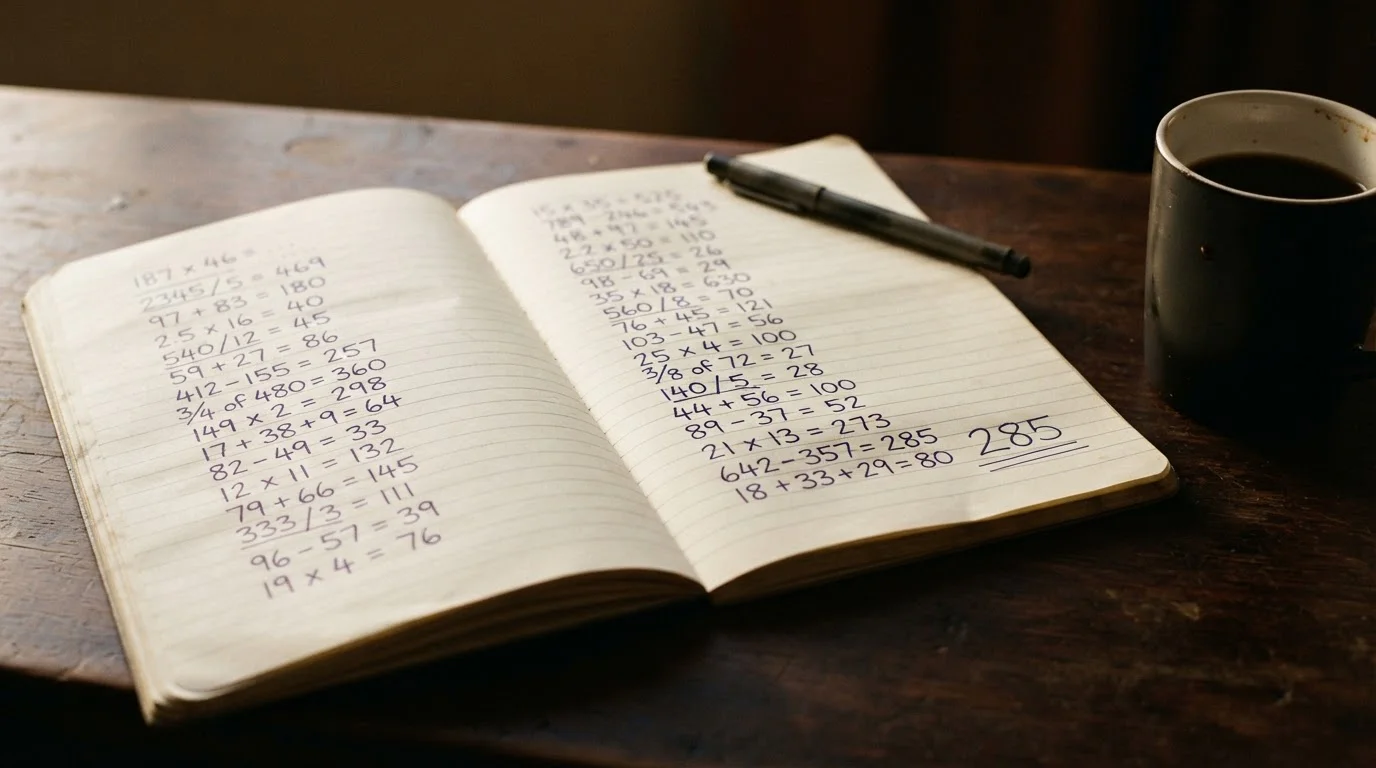 Handwritten working on wagering turnover against a bonus cashout cap
