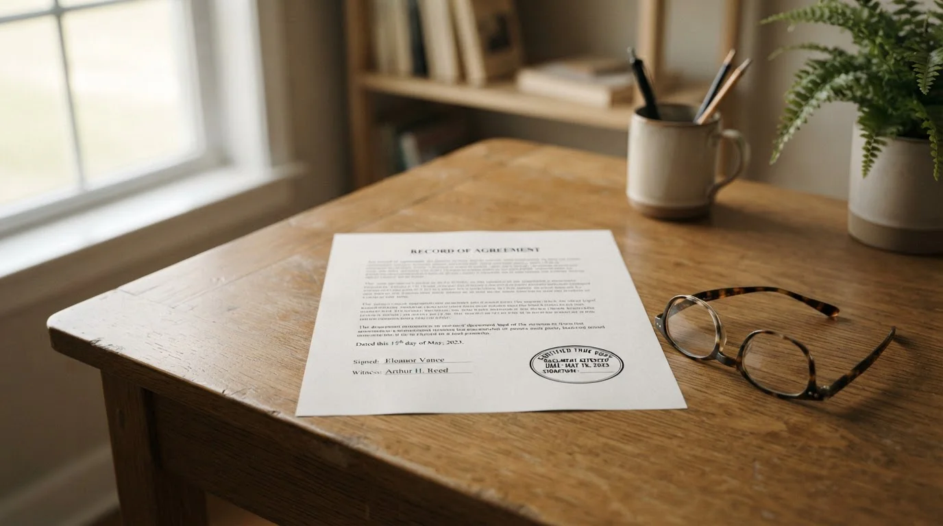 Plain document on a desk representing Australian gambling legislation